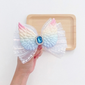Girl Hair Clip Princess Bow Angel Wing (GHP9424)